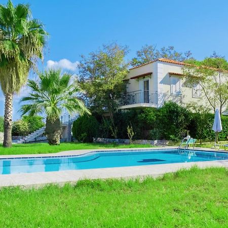 Villa Afroditi In Chania Near Airport With Private Pool, Free Wi-Fi, Souda Bay Views, Garden Oasis Kounoupidhianá Exterior foto