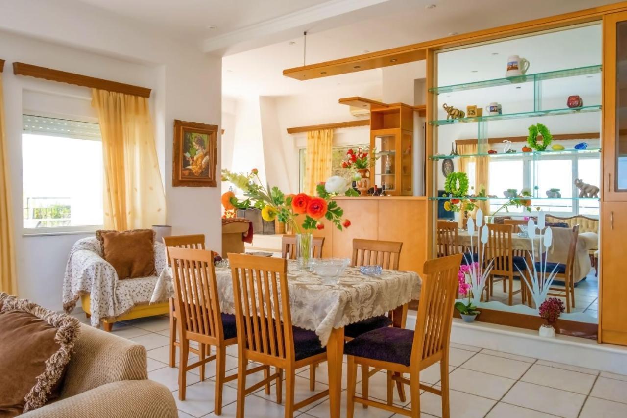 Villa Afroditi In Chania Near Airport With Private Pool, Free Wi-Fi, Souda Bay Views, Garden Oasis Kounoupidhianá Exterior foto